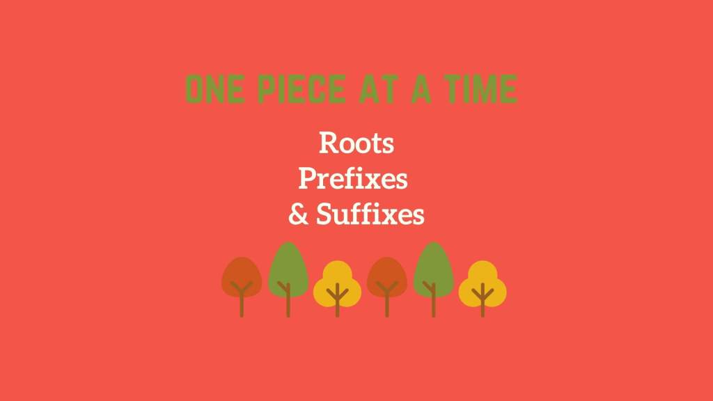 word roots, word stems, prefixes, suffixes, literacy 